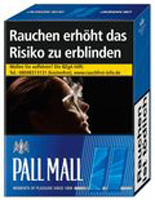 10 x Pall Mall Blue - Inhalt/Schachtel:20 Stck
