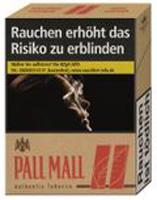 10 x Pall Mall Authentic Red - Inhalt/Schachtel:20 Stck