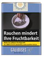 10 x Gauloises Brunes o. Filter - Inhalt/Schachtel:20 Stck