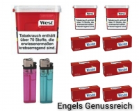 3 x West Red Tabak a 170g + 6 x Winston Hlsen a 200 Stck