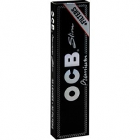 OCB Premium Schwarz Long Slim + Tips