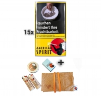 15 x American Spirit Original Yellow Pouch 30g VERSANDKOSTENFREI!!