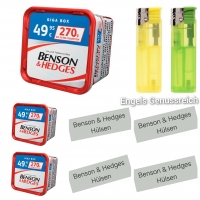 3 x Benson & Hedges Red Volumen Tobacco 235g + 4 x Benson & Hedges Extra H�lsen VERSANDKOSTENFREI!!!