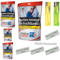 4 x Benson & Hedges Red Volumen Tobacco 125g + 4 x Benson & Hedges Extra H�lsen VERSANDKOSTENFREI!!!