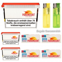 3x Pararmount Red Volumen Tobacco 125g + 4 x Paramount Extra H�lsen VERSANDKOSTENFREI!!!