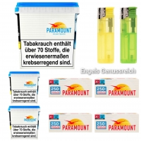 3 x Paramount Blue Volumen Tobacco 230g + 4 x Paramount Extra H�lsen VERSANDKOSTENFREI!!!