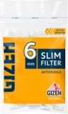 Gizeh Slim Filter Aktivkohle 6mm - 120 Stck