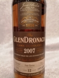 Glendronach 2007 12J 60.2%  Single Sherry Cask