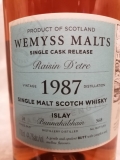 Wemyss - Bunnahabhain 1987 31 Jahre 44,7% Raisin D Etre